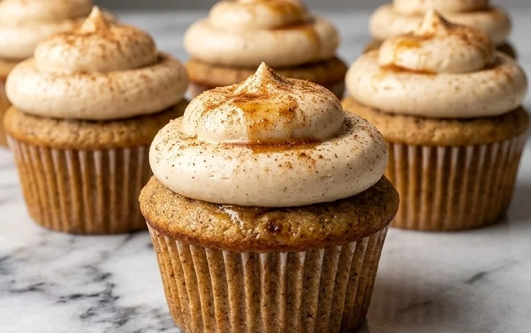 Brown Butter Dirty Chai Cupcakes-Flavor Revelation
