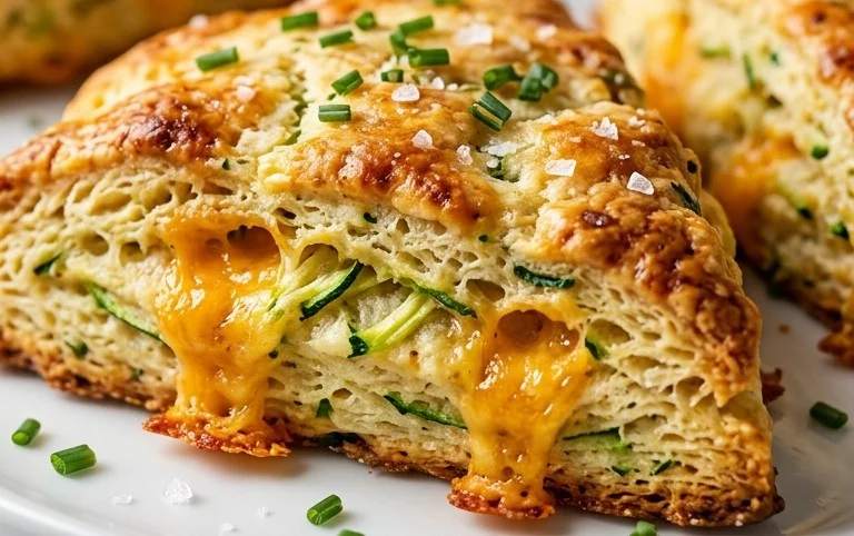 Zucchini Cheddar Scones
