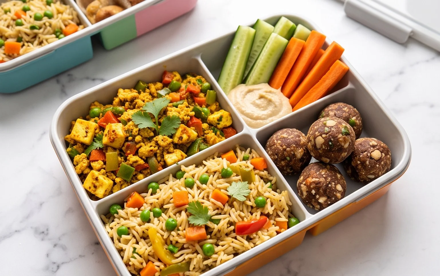 Healthy Indian Kids Lunchbox Ideas Fresh & Veggie